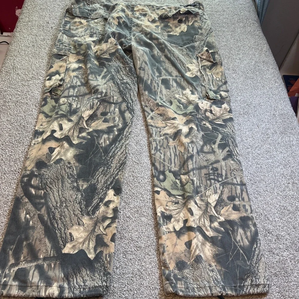 vtg Mossy Oak camo Pants Mens XL Breakup USA cargo Hunting streetwear utility 90